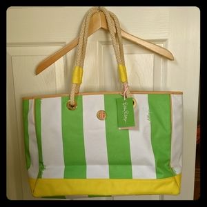 Lilly Pulitzer Cabana Striped Tote - NWT